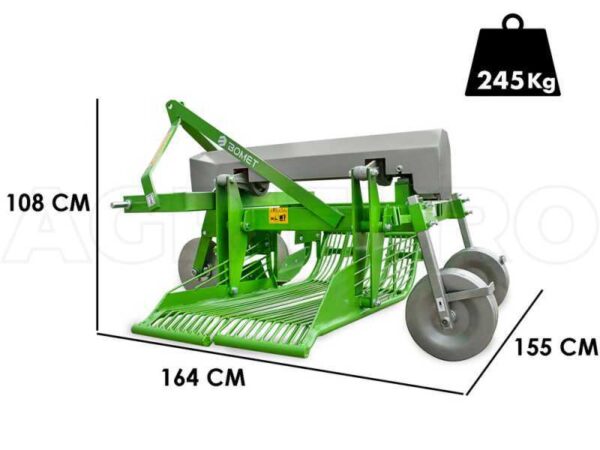 Bomet URSA Traktor-Kartoffelroder mit Seitenauswurf – Schwingsieb
