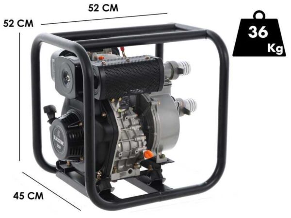 Blackstone BD 5000 Wärmemotorpumpe 50 mm Anschlüsse – 2 Zoll – selbstansaugend – 5,5 PS – Euro 5 Diesel